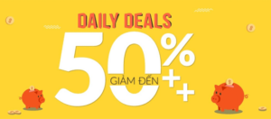 Daily Deals Fahasa Giảm đến 50%.