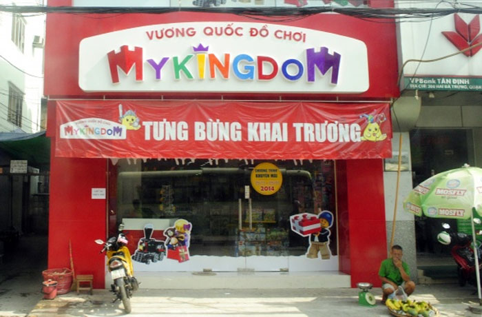 Hệ thống cửa hàng của vương quốc đồ chơi Mykingdom.