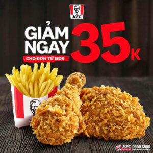 Mã giảm giá KFC 35k