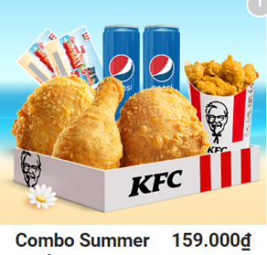 Combo KFC 159k Summer