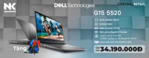 Điện máy Nguyễn Kim khuyến mãi Laptop Dell