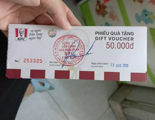 Voucher KFC giảm giá 50k