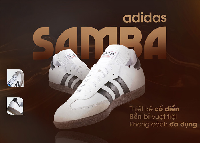 Giày Adidas Samba OG Thiết Kế Vượt Thời Gian