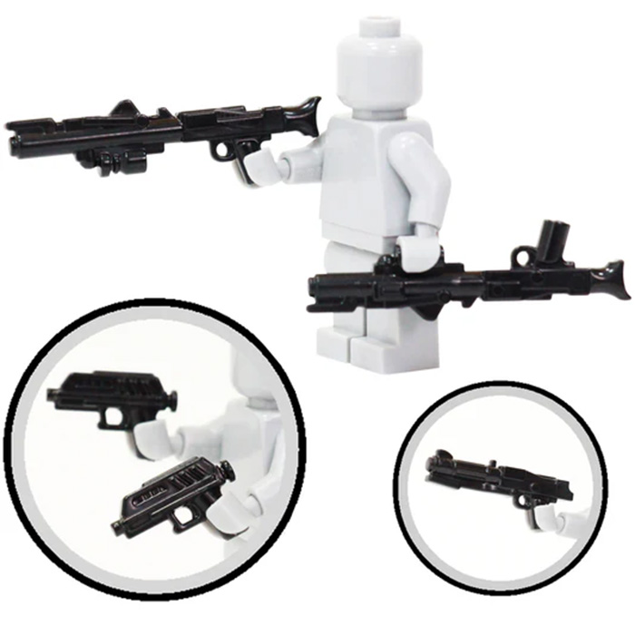 LEGO Minifigure Gun Với Người Hâm Mộ