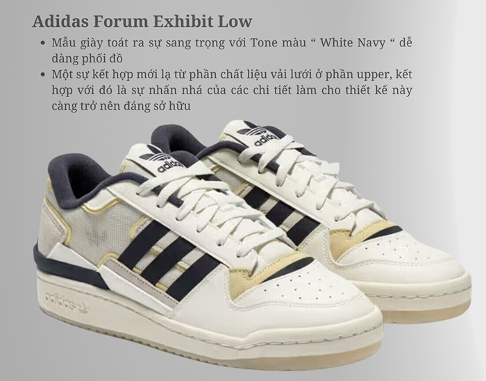 Thiết kế đặc trưng của Giày Adidas Forum