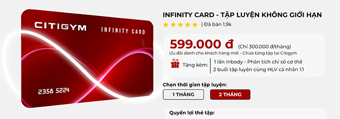 Hướng dẫn deal giá tập ở CITIGYM