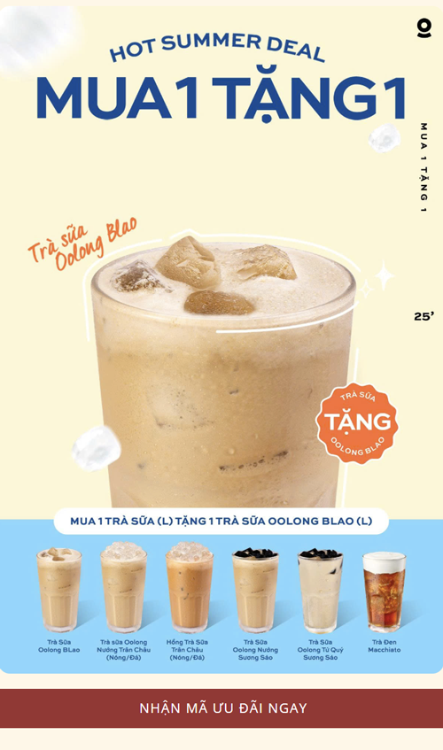 Voucher The Coffee House Mua 1 Tặng 1