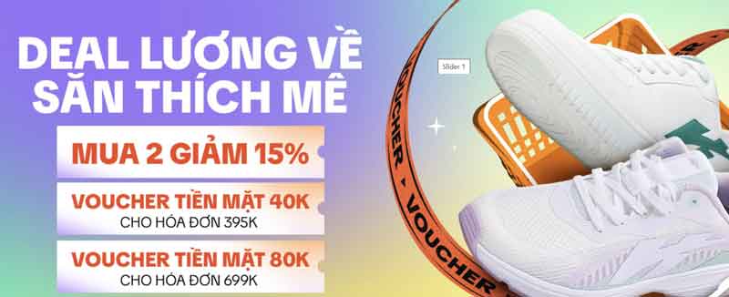 Mã giảm giá Bitis Hunter 40k, 80k, Biti's khuyến mãi 15%